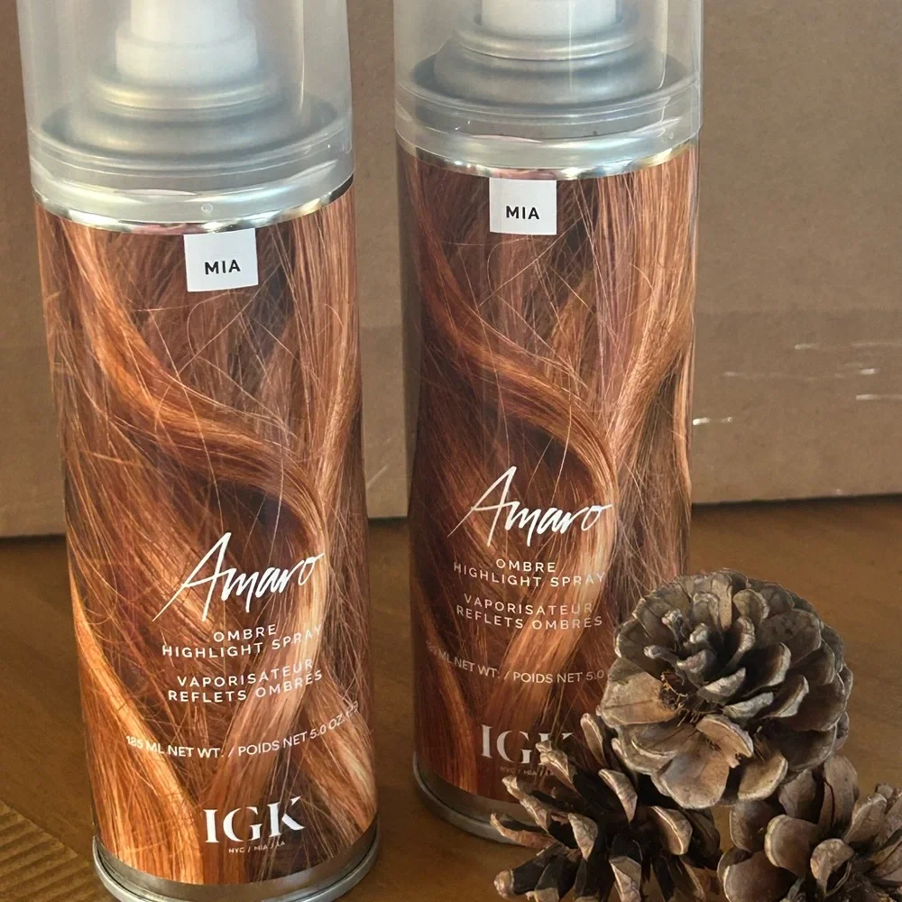 NWT IGK Amaro Ombre‎ Highlight Spray - Warm Brown (set of 2)